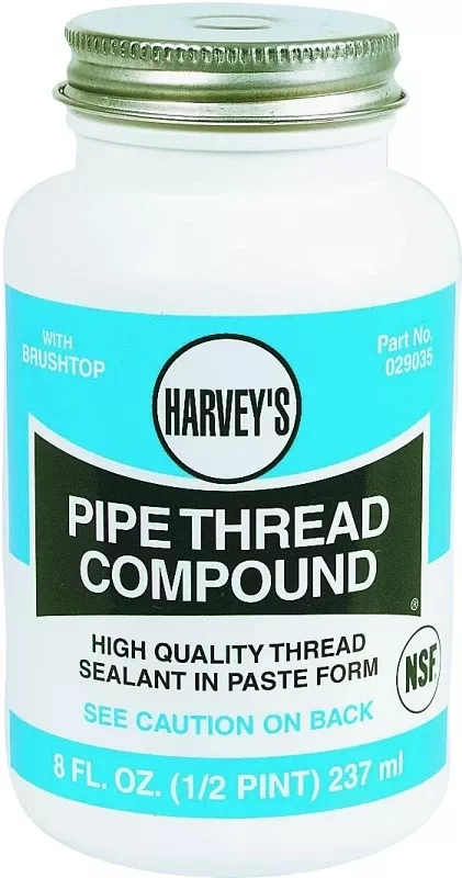 029035-pipe-thread-compound-8-fl-oz-jar-gray-non-drip-paste 029035 Pipe Thread Compound, 8 Fl-oz Jar, Gray Non-drip Paste