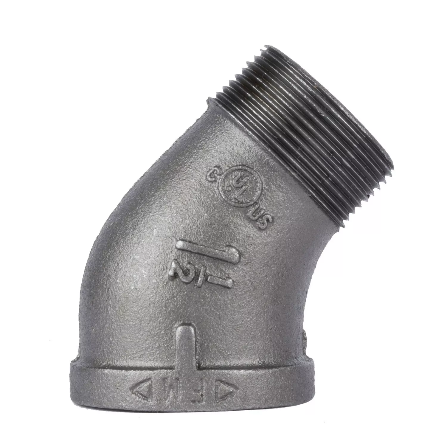 1-1-2-in-black-pipe-45-degree-street-elbow 1-1/2 In. Black Pipe 45 Degree Street Elbow