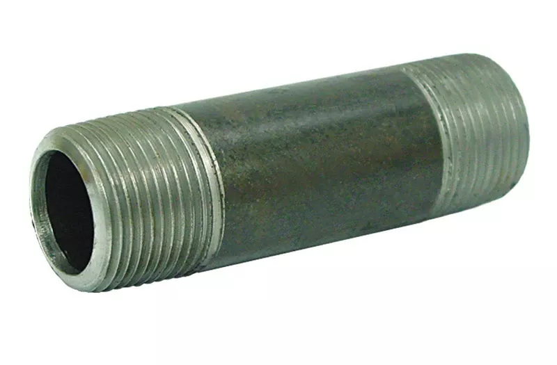 1-in-mpt-x-4-in-l-black-steel-pipe-nipple-air-steam 1 In. Mpt X 4 In. L Black Steel Pipe Nipple For Air And Steam