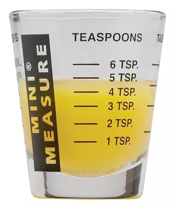 1-ounce-black-glass-measuring-cup-model-13211blk 1 Ounce Black Glass Measuring Cup - Model 13211blk