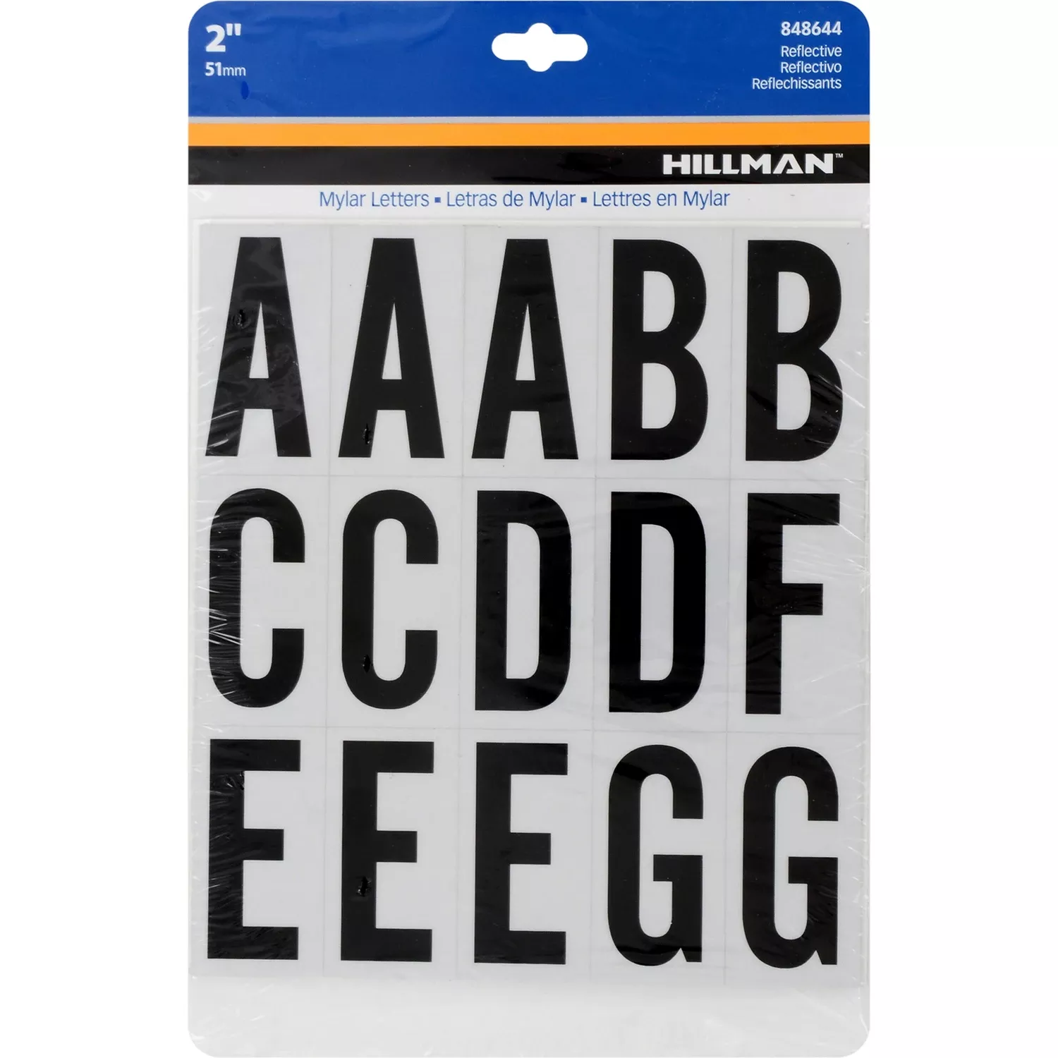 2-in-reflective-black-vinyl-self-adhesive-letter-set-z-63-pieces 2 In. Reflective Black Vinyl Self-adhesive Letter Set A-z 63 Pieces