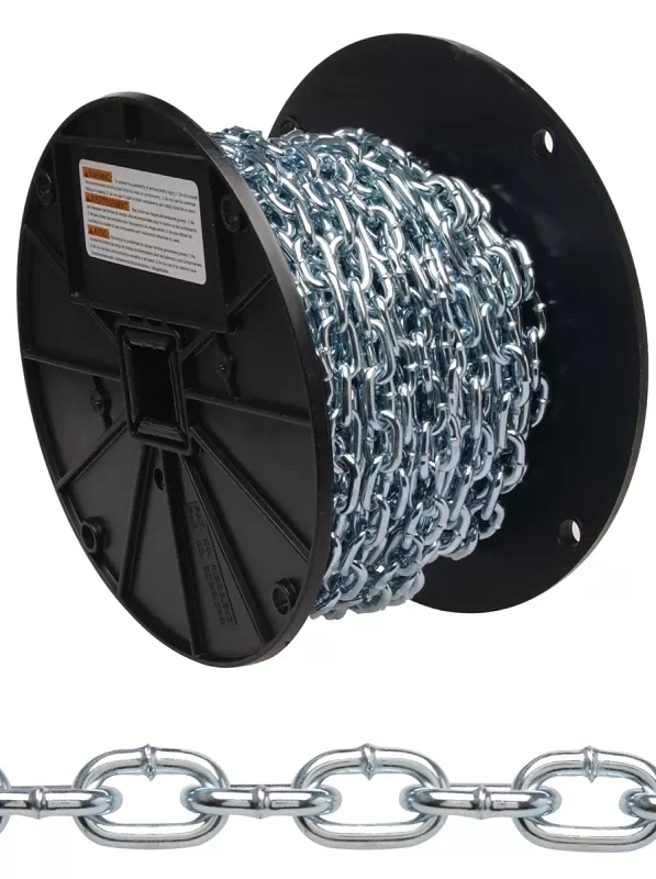 #2 Zinc Machine Chain, 125 Ft.