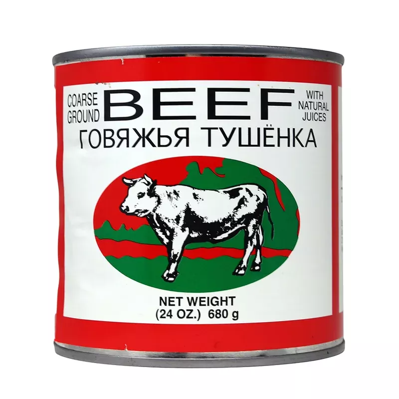 24-680 Говяжий фарш грубого помола, 24 унции / 680 г
