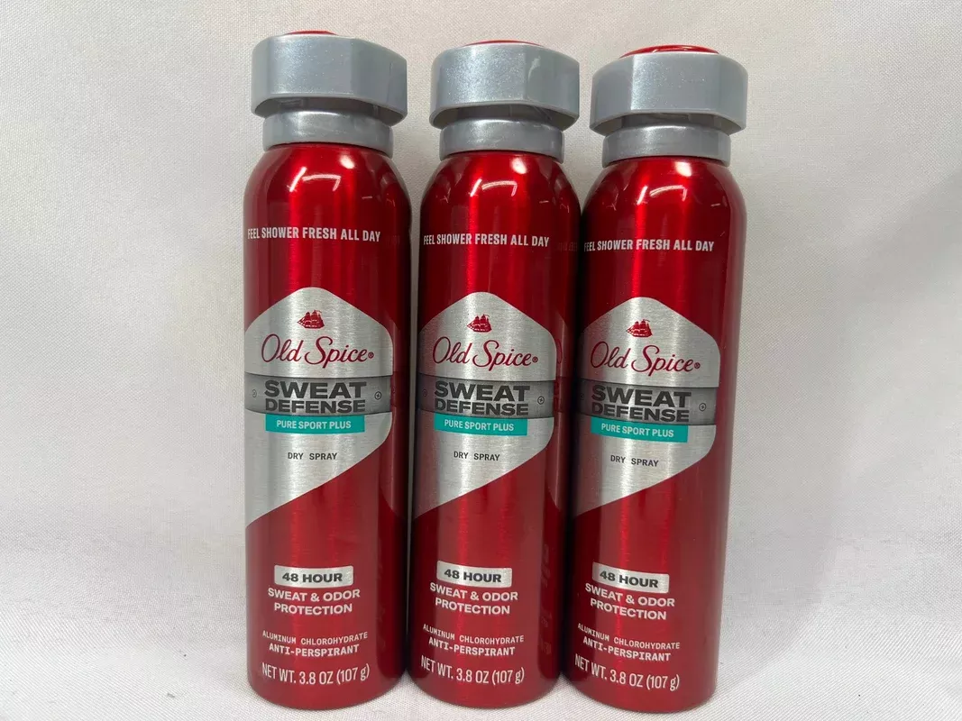 3-old-spice-sweat-defense-pure-sport-plus-dry-spray-anti-perspirant-3-8-oz-new (3) Old Spice Sweat Defense Pure Sport Plus Dry Spray Anti-Perspirant 3.8 Oz New