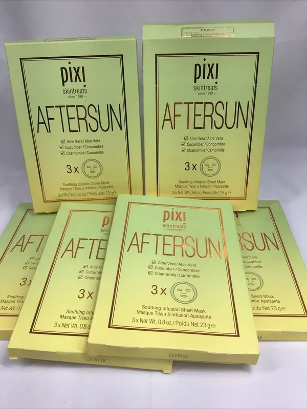 6-pixi-skintreats-soothing-infusion-sheet-mask-after-sun-cucumber-aloe-3pk-eac (6) Pixi Skintreats Soothing Infusion Sheet Mask After Sun Cucumber aloe 3pk Eac