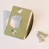 716-b-replacement-lip-strike-deadlatch-doors-in-brass-finish #716-b Replacement Lip Strike For Deadlatch Doors In Brass Finish