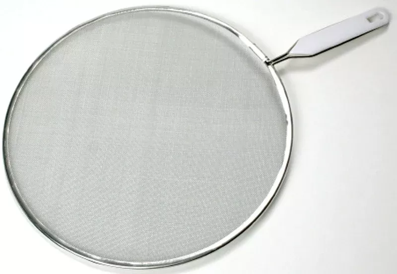 Chef Craft 21006 Splatter Screen, 10 in Dia, Stainless Steel Screen, A
