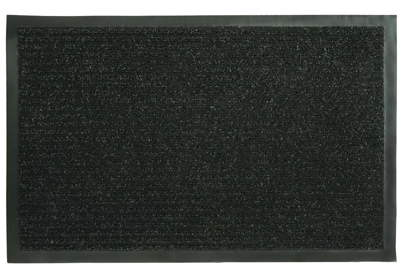 Fanmats 27389 Floor Mat, 36 in L, 21 in W, Jumbo Dual Rib Pattern, Pol