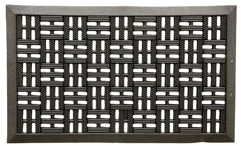 Fanmats 58780 Boot/Shoe Scraper Mat, 30 in L, 18 in W, Bacova Trellis