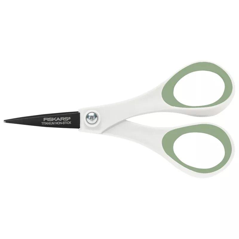fiskars-1073594-scissors-stainless-steel-blade-soft-grip-handle-gre Fiskars 1073594 Scissors, Stainless Steel Blade, Soft Grip Handle, Gre