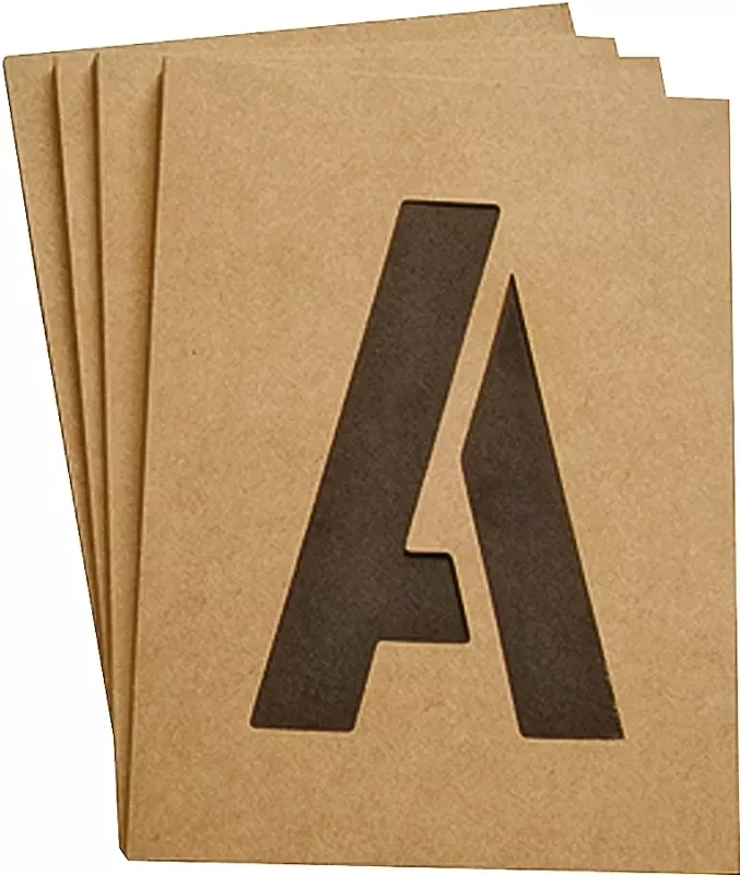 letter-number-stencil-set-reusable-board-2-in Letter & Number Stencil Set, Reusable Board, 2-In.