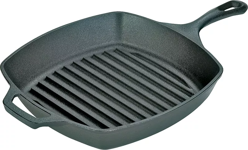lodge-l8sgp3-griddle-pan-cast-iron-black-square Lodge L8SGP3 Griddle Pan, Cast Iron, Black, Square