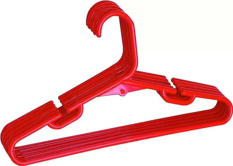 merrick-c8850a-cr12-hanger-plastic-blue-red-white-yellow-pack-12 Merrick C8850A-CR12 Hanger, Plastic, Blue/Red/White/Yellow, Pack of 12