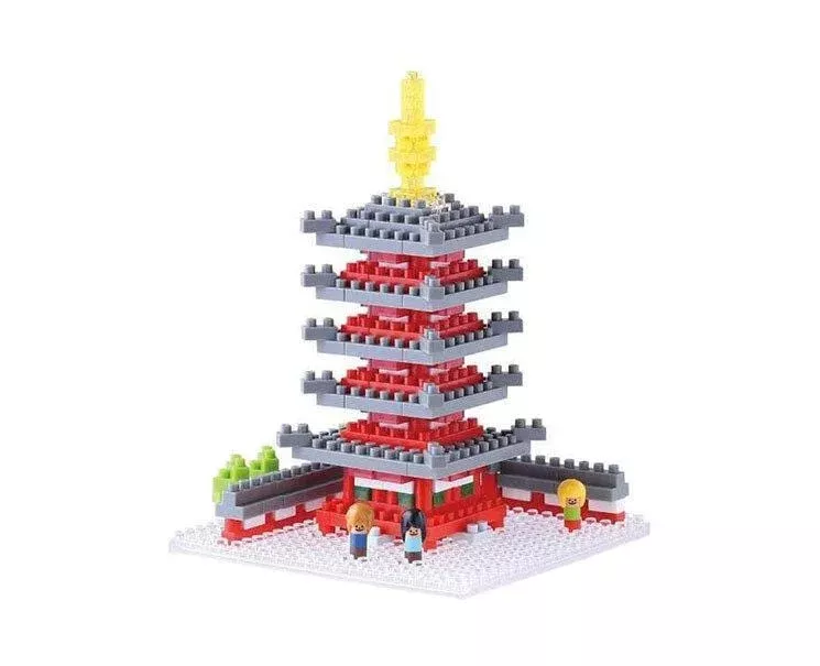 pagoda-nanoblock Pagoda Nanoblock