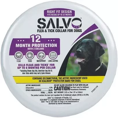 salvo-flea-tick-collar-sm-med **SALVO FLEA & TICK COLLAR(SM/MED)**