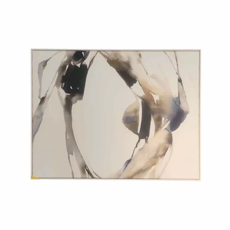 'Surrounding' Abstract Canvas Print by Michelle Lee in Frame
