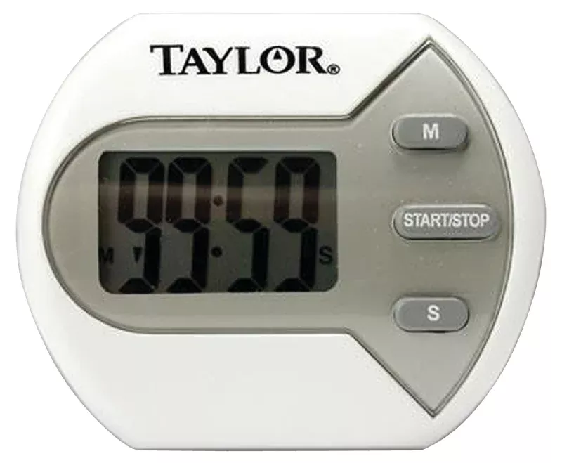 taylor-5806-multi-purpose-timer-lcd-display-99-min-white Taylor 5806 Multi-Purpose Timer, LCD Display, 99 min, White
