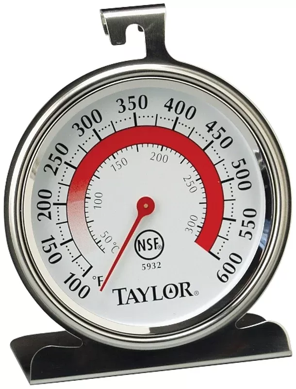 taylor-5932-oven-thermometer-100-to-600-deg-f-analog-display Taylor 5932 Oven Thermometer, 100 to 600 deg F, Analog Display