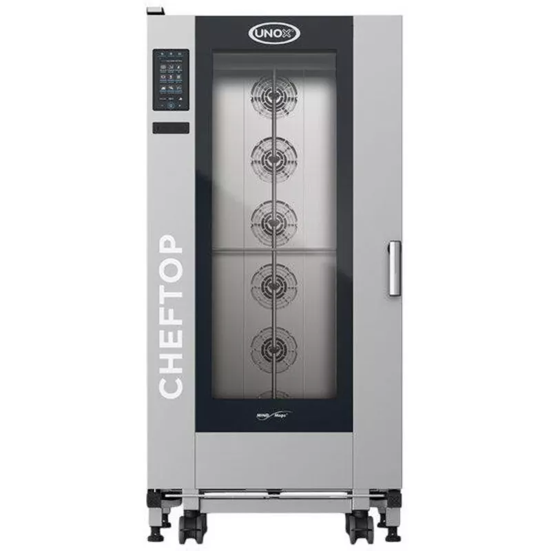 Unox - CHEFTOP MIND.Maps BIG PLUS Electric 20 Pan Full Size Trolley Combi Oven with Right-Hinged Door, 3Ph, 440V - XAVL-2021-HPRS