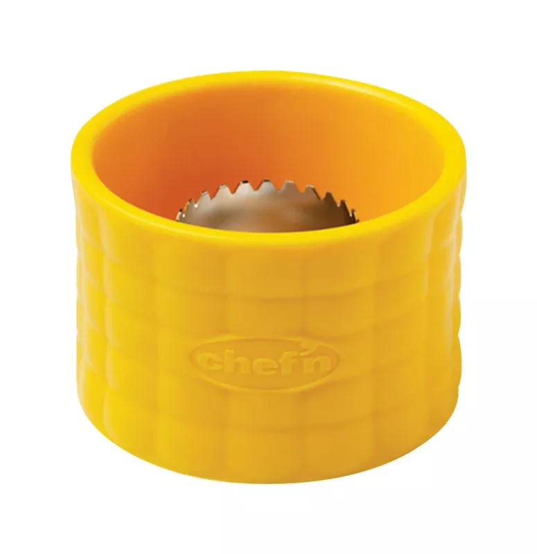 Yellow Plastic Corn Stripper 1-13/16 In. W X 2-3/4 In. L