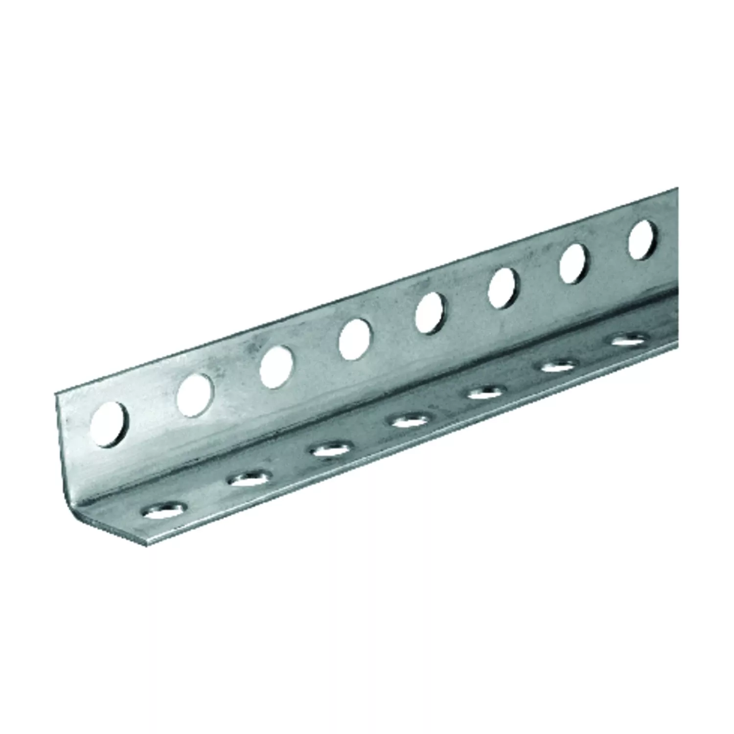 Zinc-plated 1-1/4 In. X 6 Ft. Perforated Steel Angle