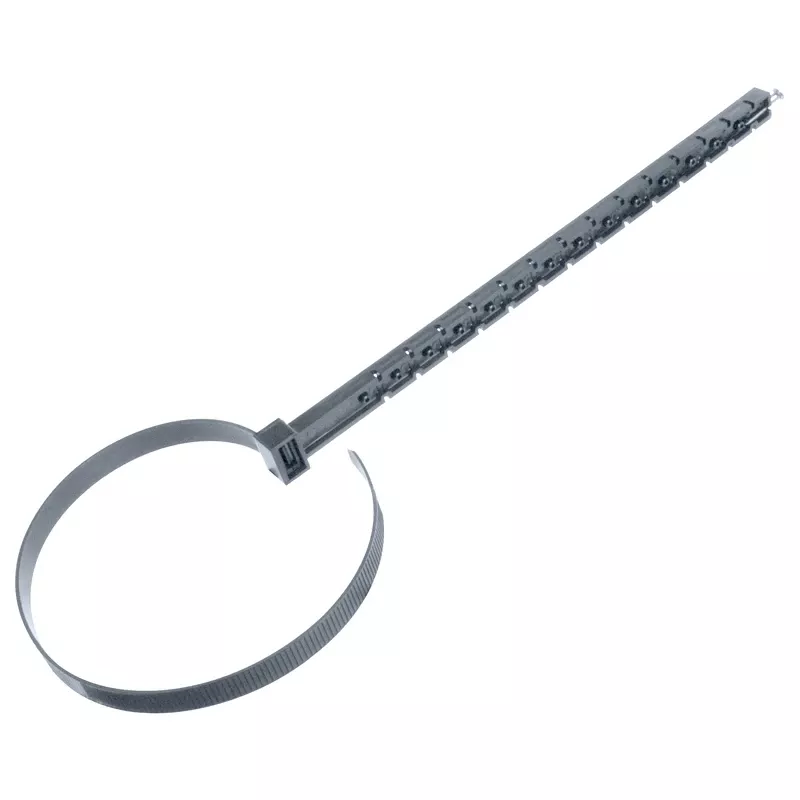 zipstick-gray-abs-pipe-hanger-1-to-6-inch-pipes Zipstick Gray Abs Pipe Hanger For 1 To 6 Inch Pipes