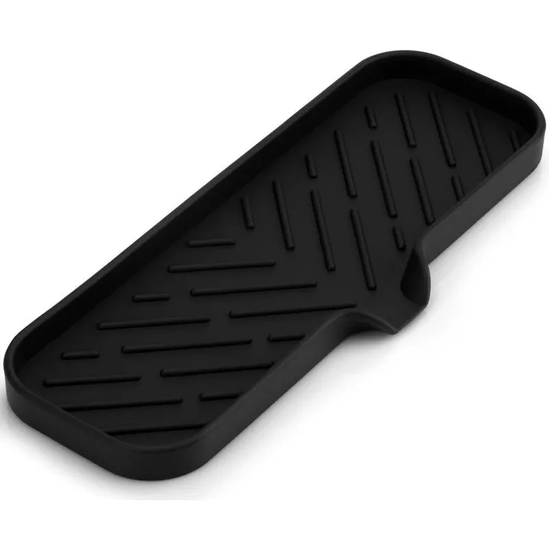 zulay-kitchen-large-silicone-sponge-holder-12x4-flexible-sink-organizer-tray-kit Zulay Kitchen Large Silicone Sponge Holder (12x4) Flexible Sink Organizer Tray for Kitchen & Bathroom Multipurpose Soap Dish for Sponges, Makeup, Trinkets & More (Dark Blue)