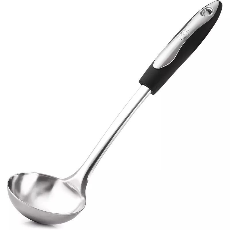 zulay-kitchen-premium-soup-ladle-12-stainless-steel-with-non-slip-silicone-handl Zulay Kitchen Premium Soup Ladle 12" Stainless Steel with Non-Slip Silicone Handle
