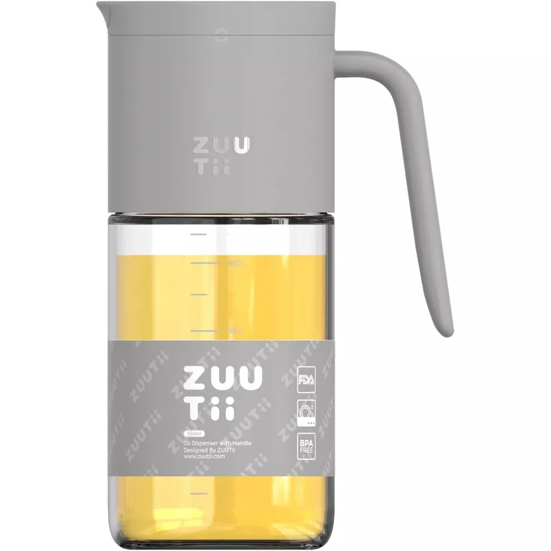 zuutii-olive-oil-dispenser-bottle-18-6oz-auto-flip-glass-vinegar-bottle-with-no- Zuutii Olive Oil Dispenser Bottle 18.6oz Auto Flip Glass Vinegar Bottle with No-Drip Spout for Kitchen Cooking, Oil and Sauce Dispenser,Yellow